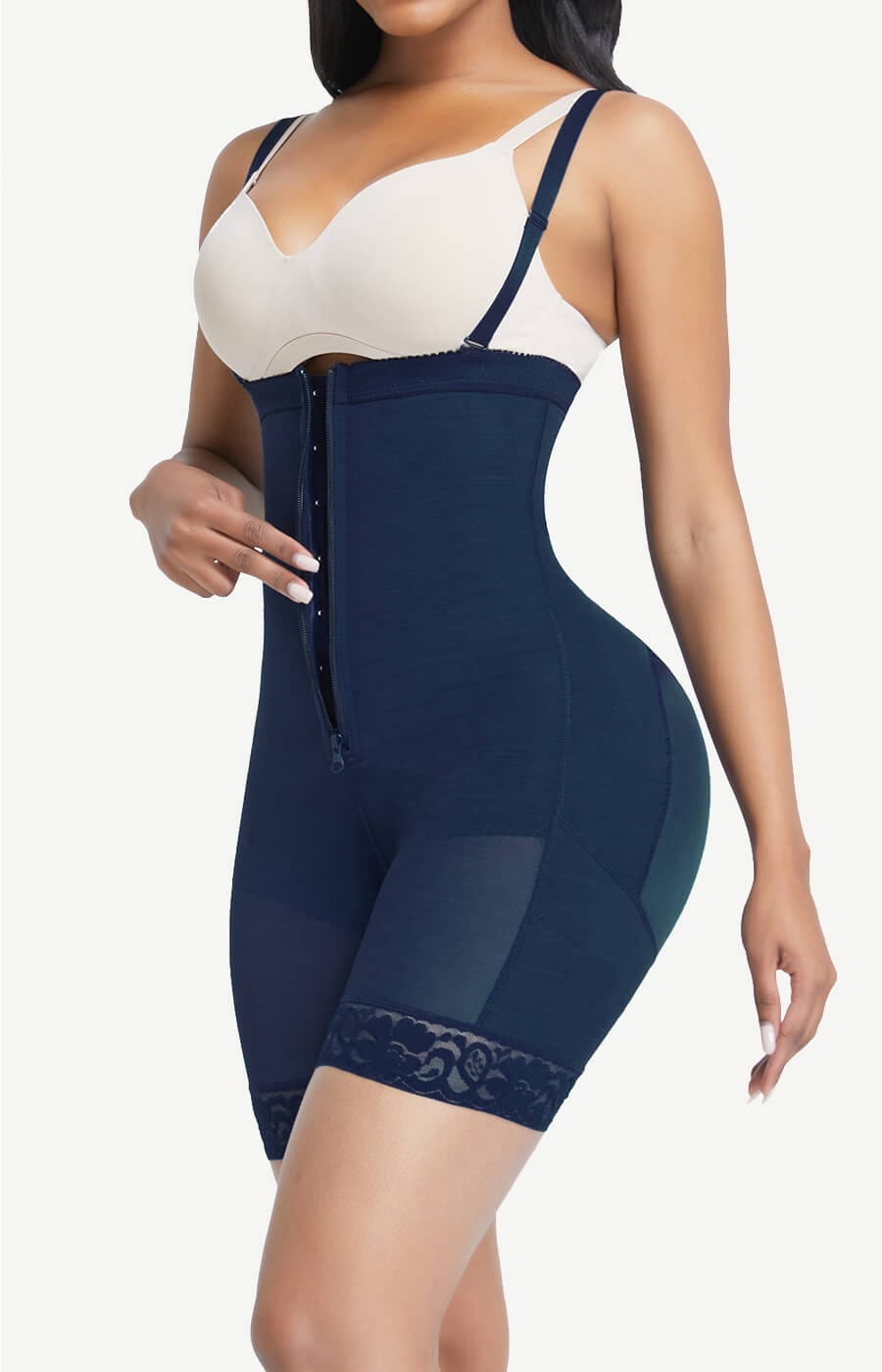 Full Bodysuit with Detachable Straps & Tummy Control