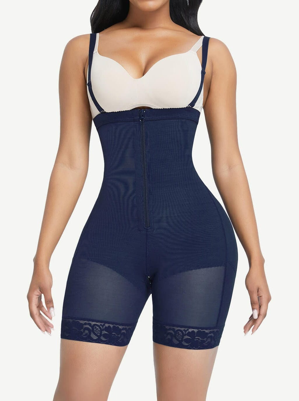 Full Bodysuit with Detachable Straps & Tummy Control