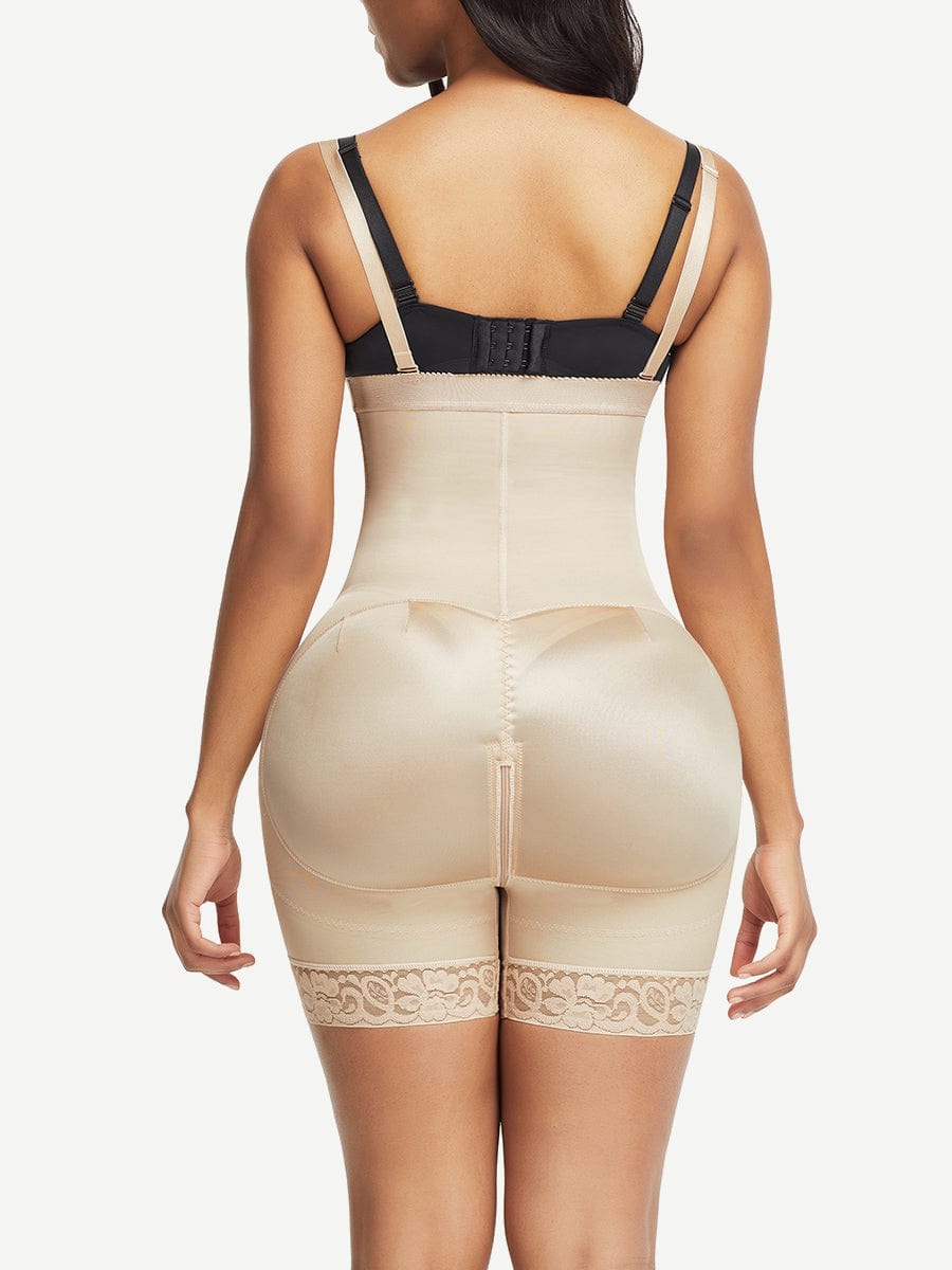 Detachable Straps Side Zip Body Shaper