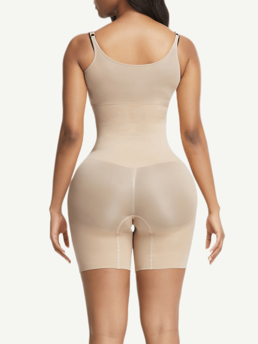 Open-Bust Mid-Thigh Shapewear