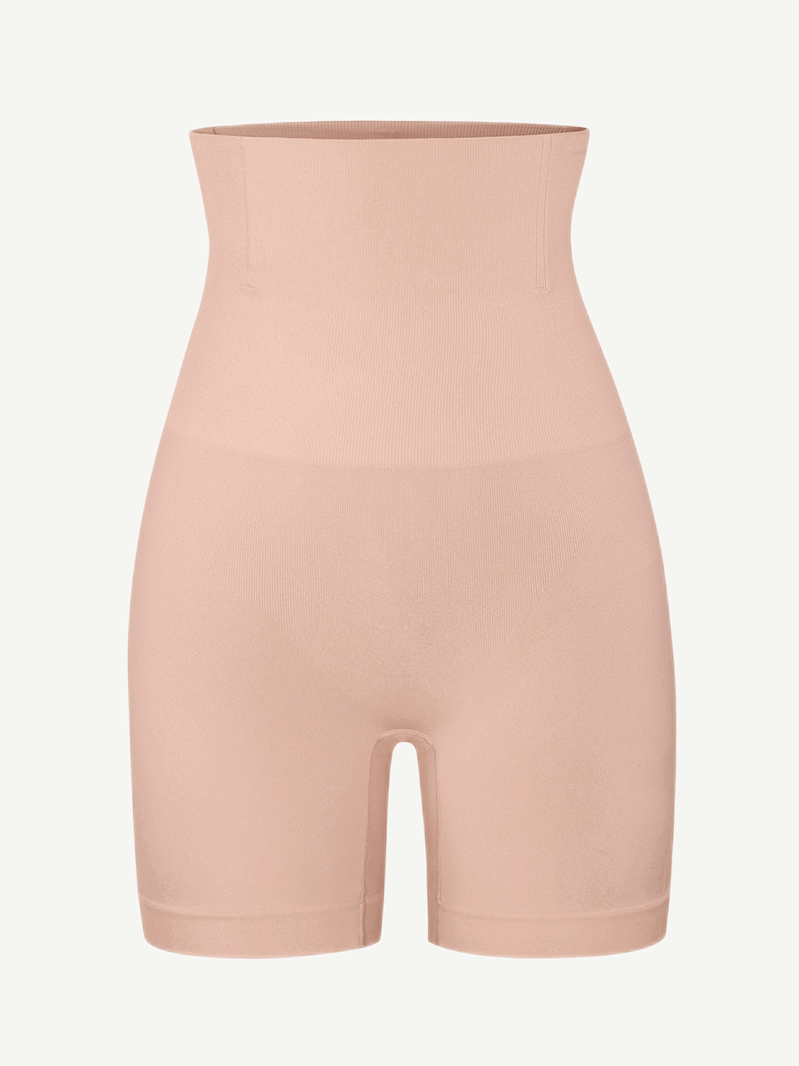 Seamless High-Waist Shapewear Shorts with Tummy Control & Butt Lifting