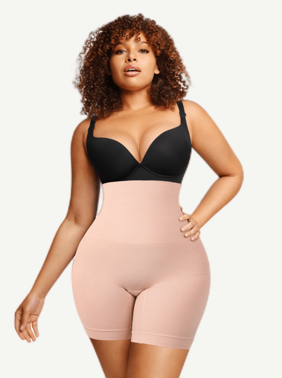 Seamless High-Waist Shapewear Shorts with Tummy Control & Butt Lifting