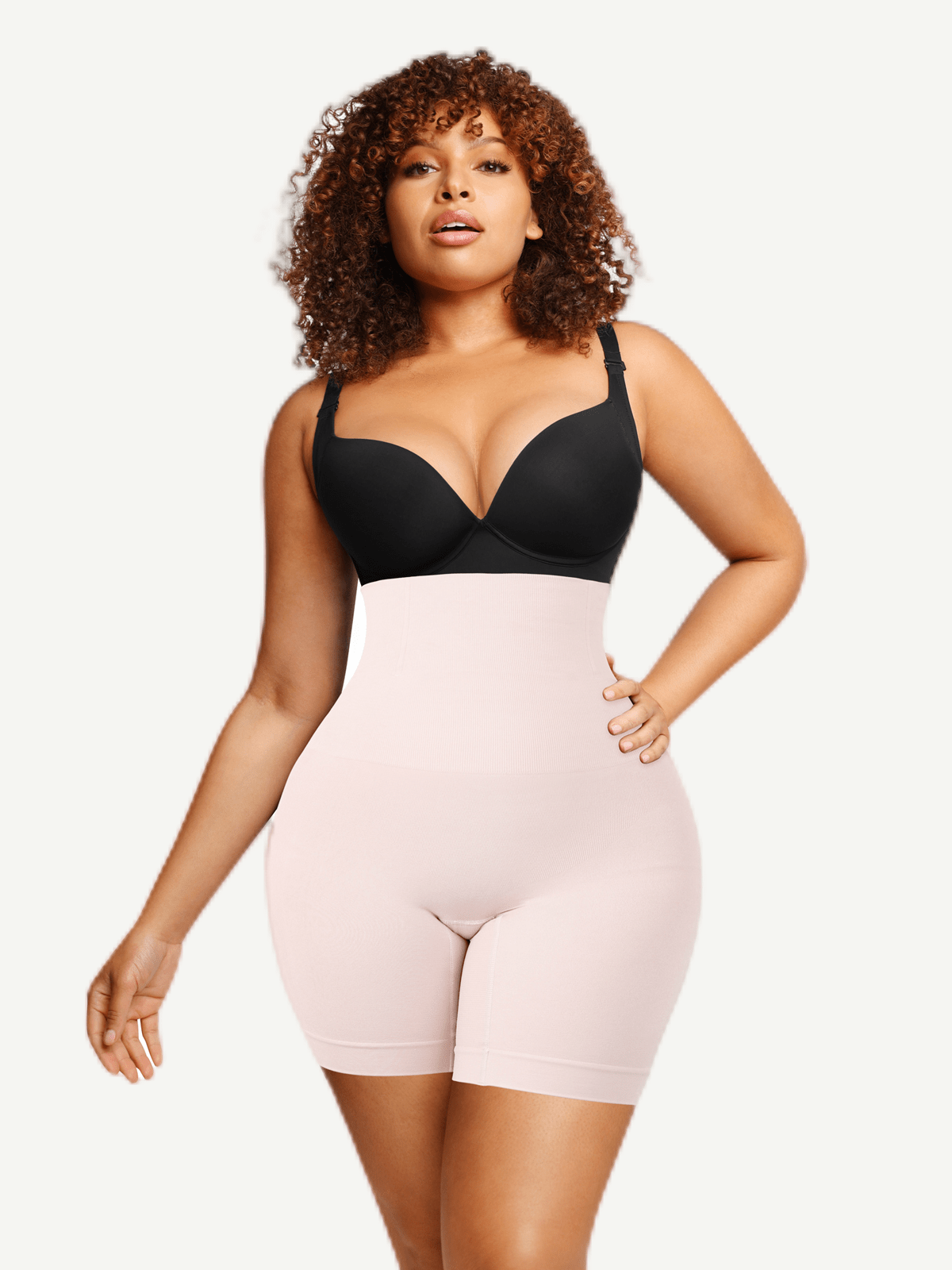 Seamless High-Waist Shapewear Shorts with Tummy Control & Butt Lifting