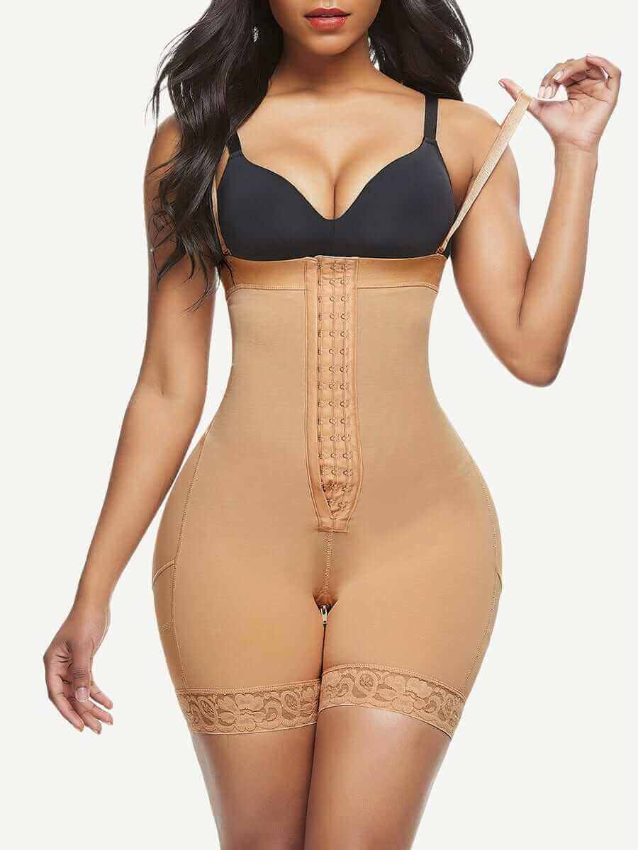 Lace Trim Full Body Shaper