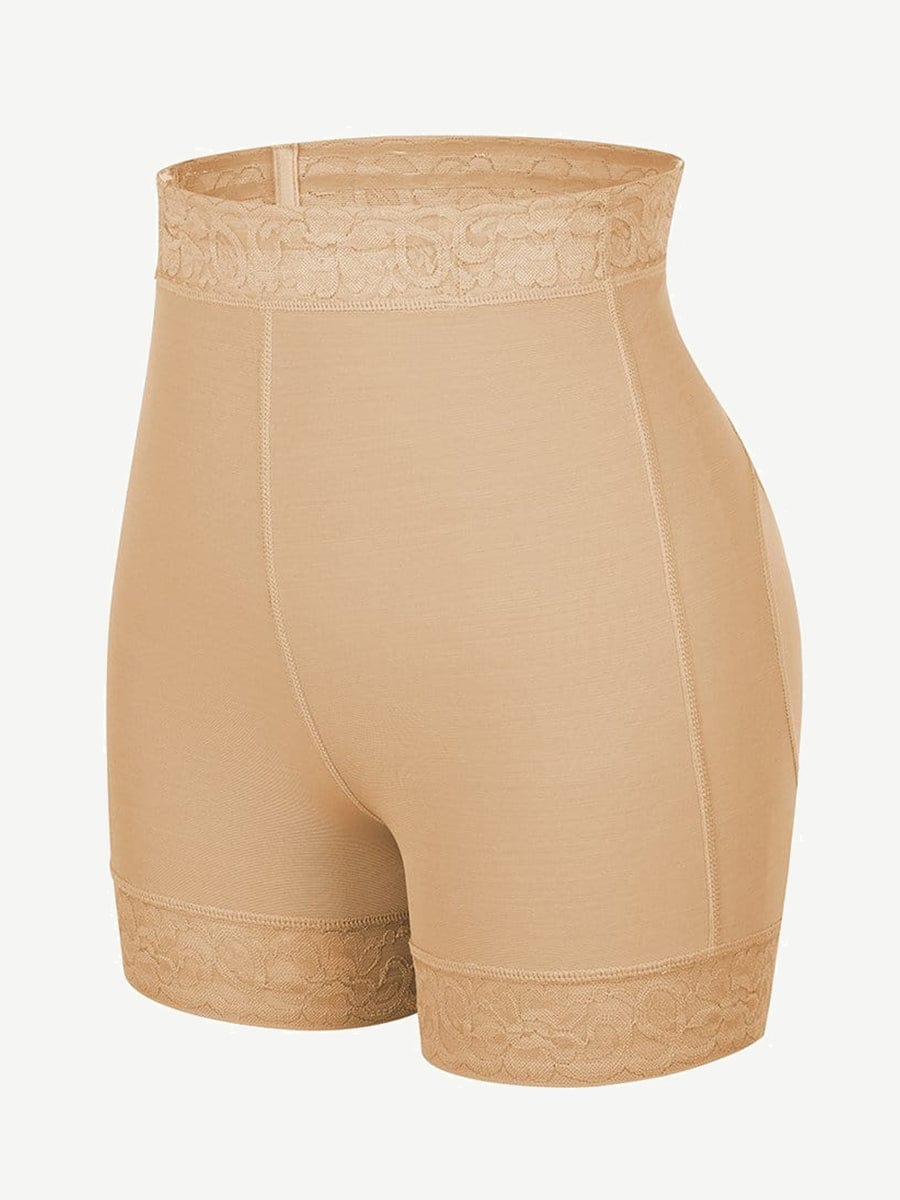 High-Waisted Lace Butt-Lifting Panty with Anti-Slip Support