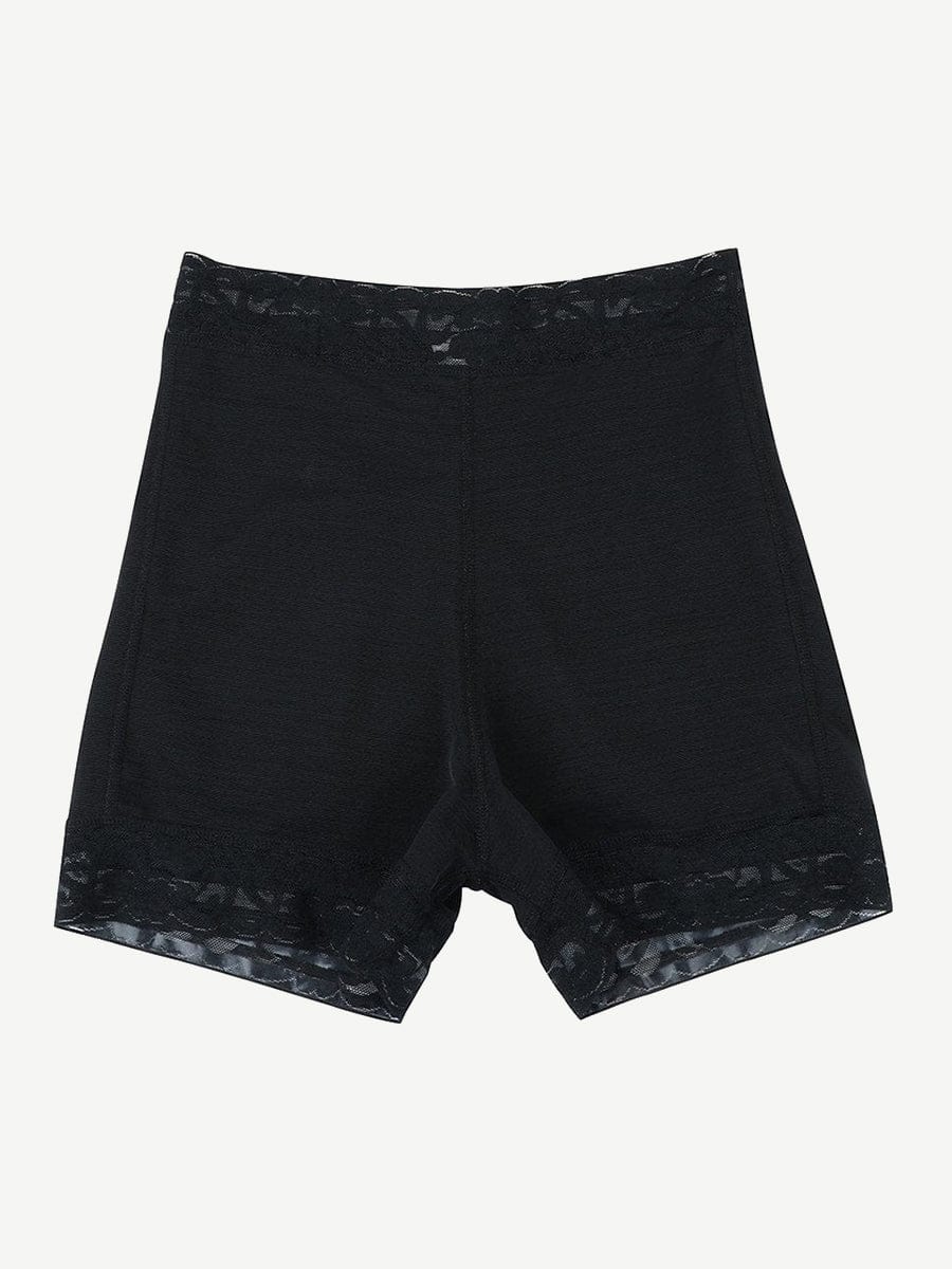 High-Waisted Lace Butt-Lifting Panty with Anti-Slip Support