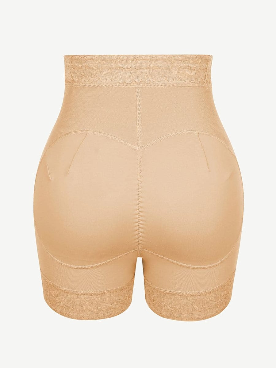 High-Waisted Lace Butt-Lifting Panty with Anti-Slip Support