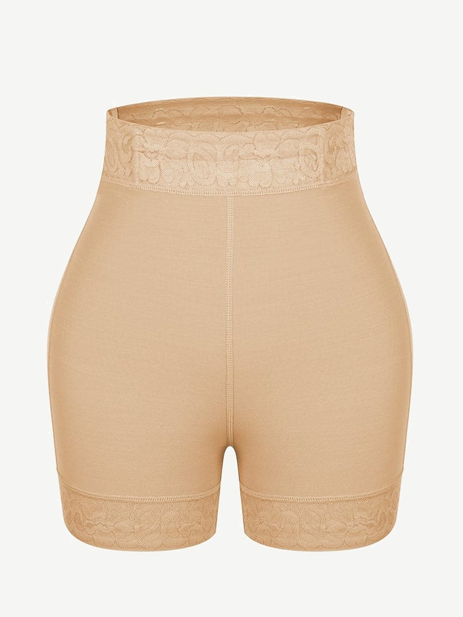 High-Waisted Lace Butt-Lifting Panty with Anti-Slip Support