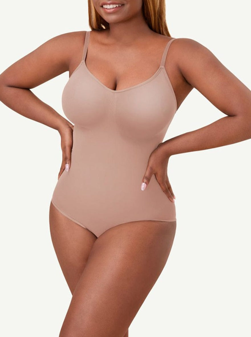 Seamless Shaping Bodysuit Shapewear Briefs with Tummy and Abdomen Control