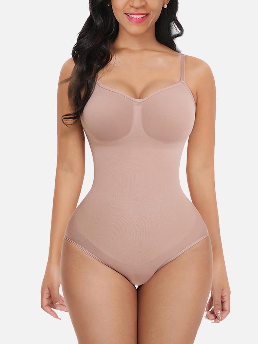 Seamless Shaping Bodysuit Shapewear Briefs with Tummy and Abdomen Control