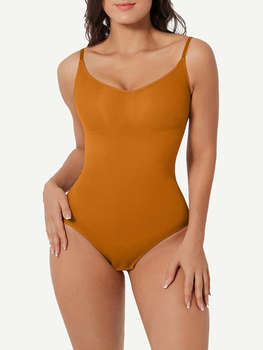 Seamless shapewear bodysuit