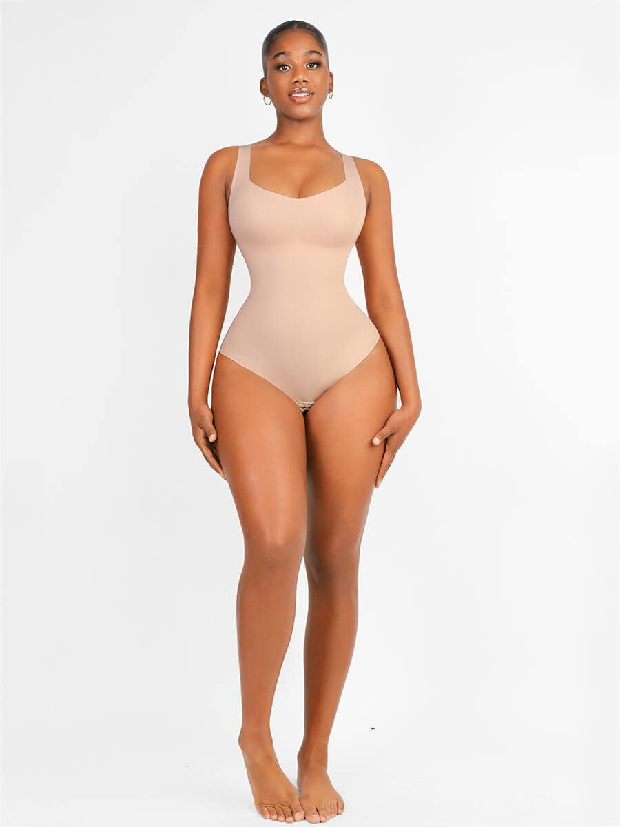 V Neck Fit 3 in 1 Bodysuit Shapewear