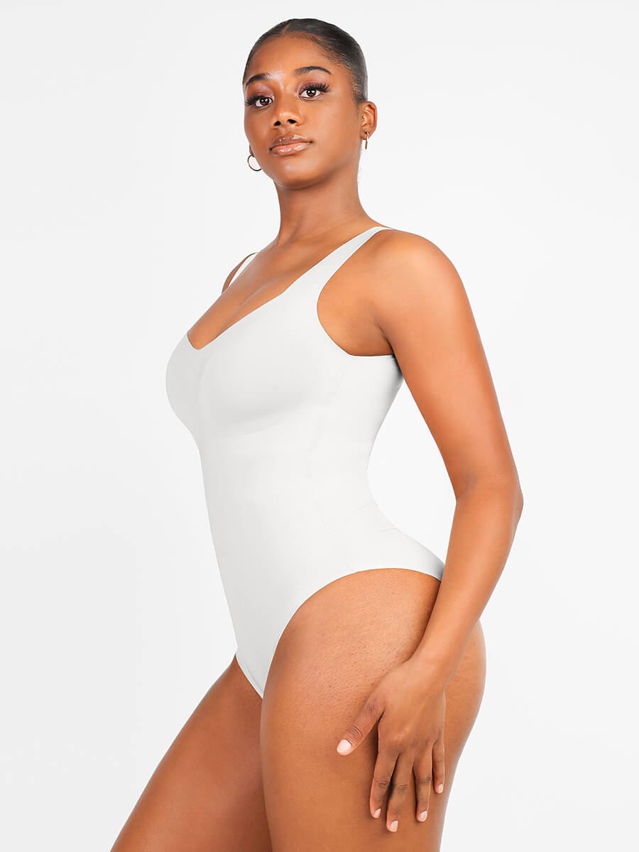 V Neck Fit 3 in 1 Bodysuit Shapewear