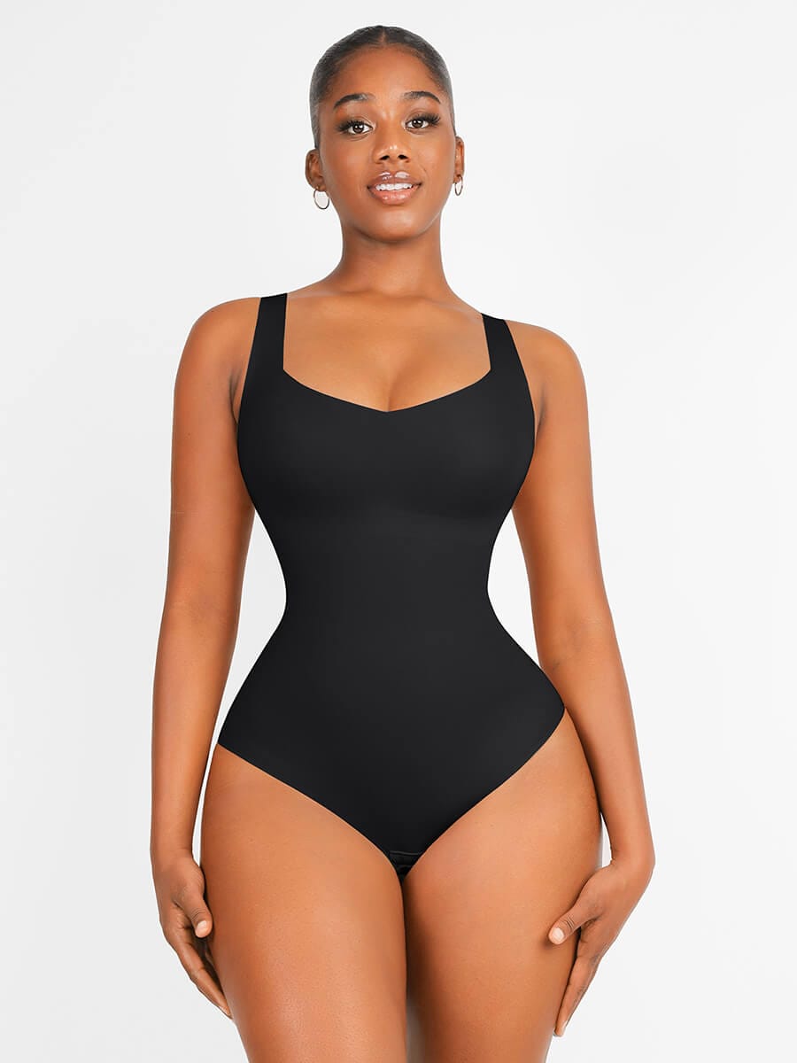 V Neck Fit 3 in 1 Bodysuit Shapewear