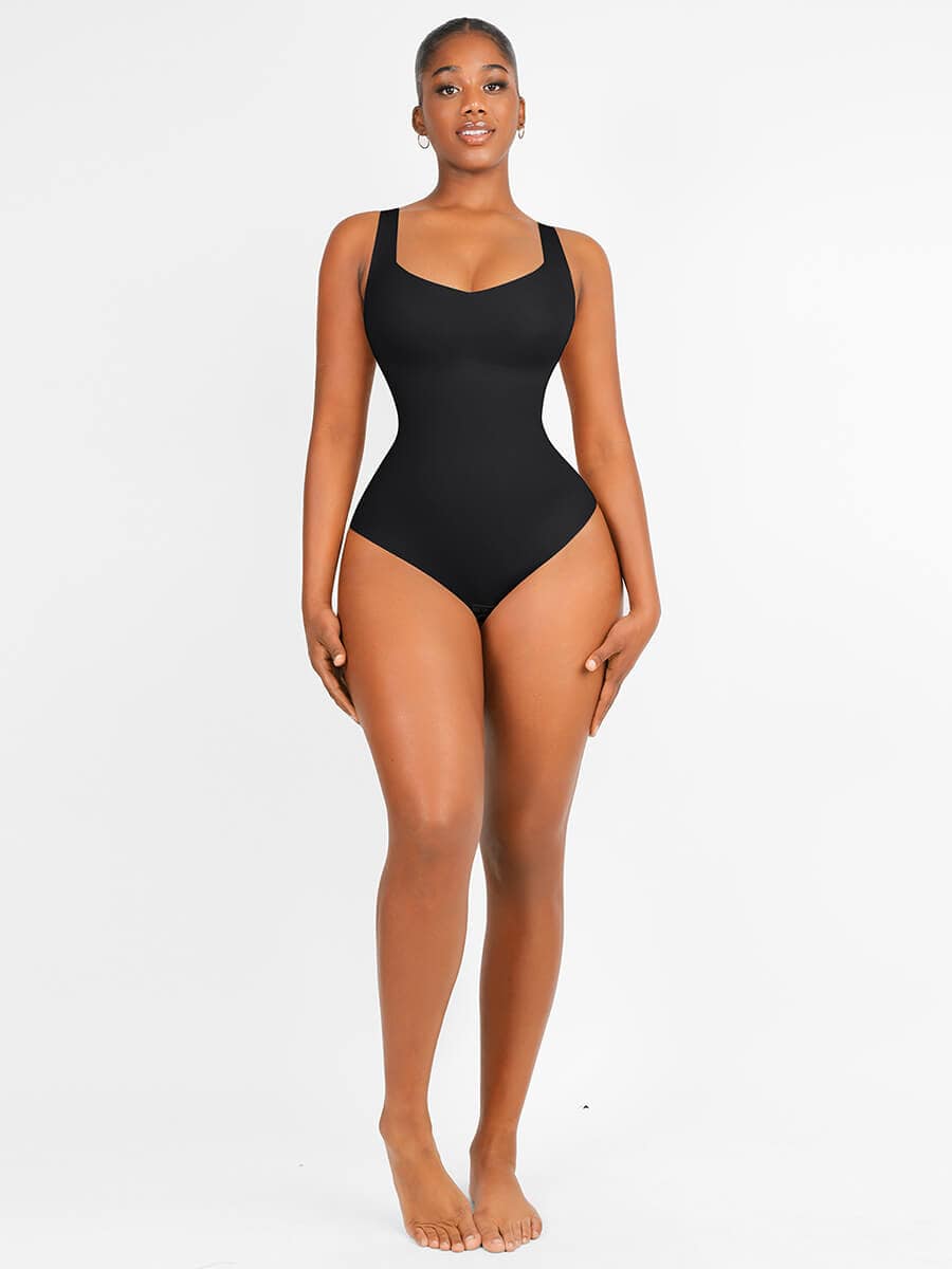 V Neck Fit 3 in 1 Bodysuit Shapewear