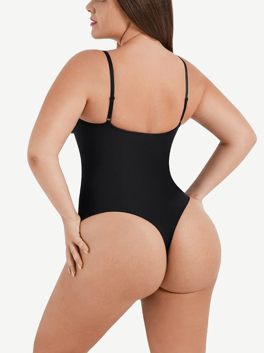 Seamless Thong Bodysuit with Tummy and Abdomen Control