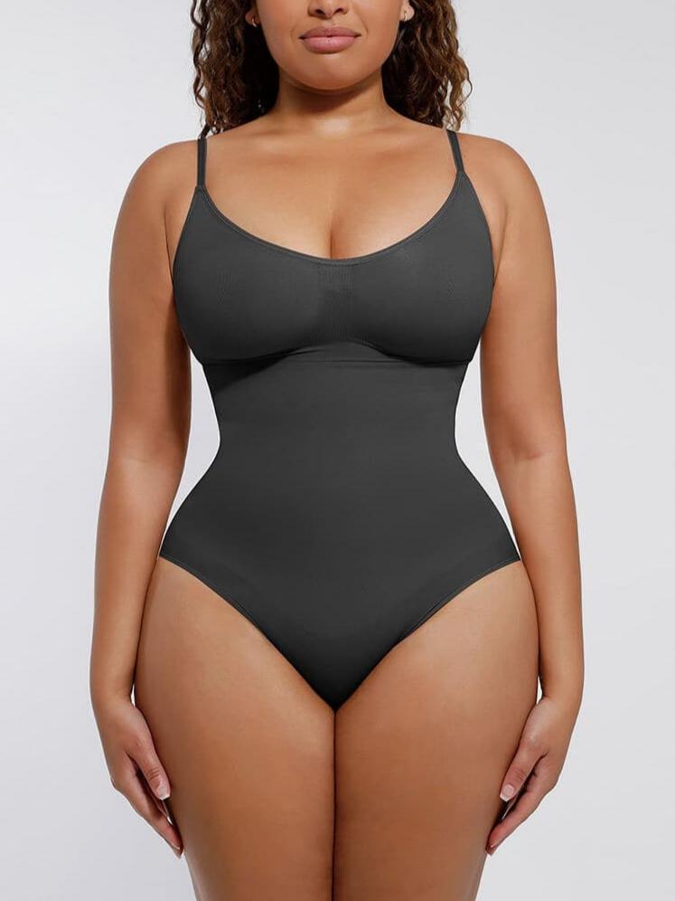 Seamless Thong Bodysuit with Tummy and Abdomen Control