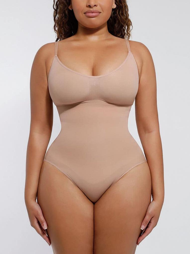 Seamless Thong Bodysuit with Tummy and Abdomen Control