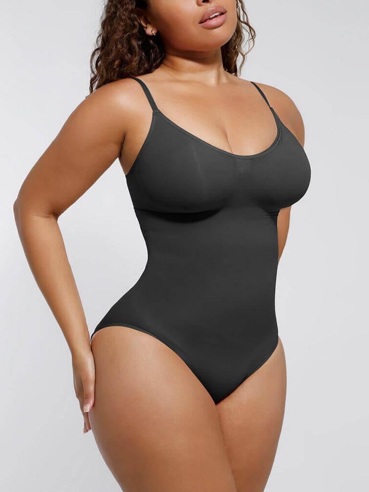 Seamless Thong Bodysuit with Tummy and Abdomen Control