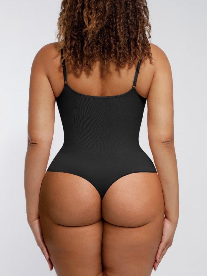 Seamless Thong Bodysuit with Tummy and Abdomen Control