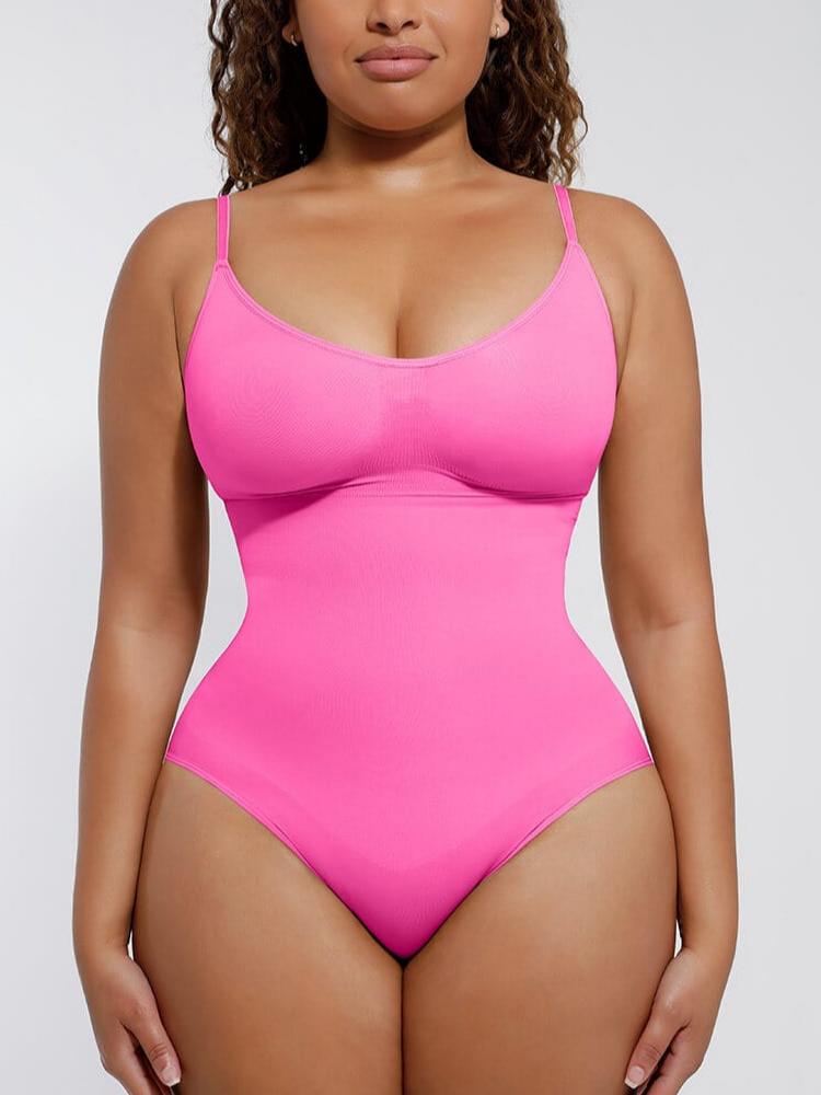 Seamless Thong Bodysuit with Tummy and Abdomen Control