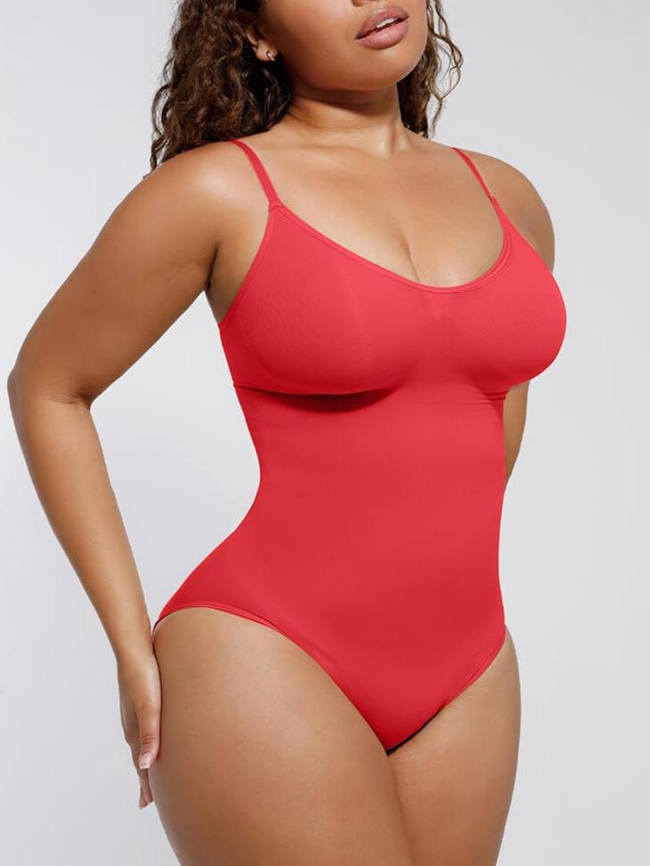 Seamless Thong Bodysuit with Tummy and Abdomen Control