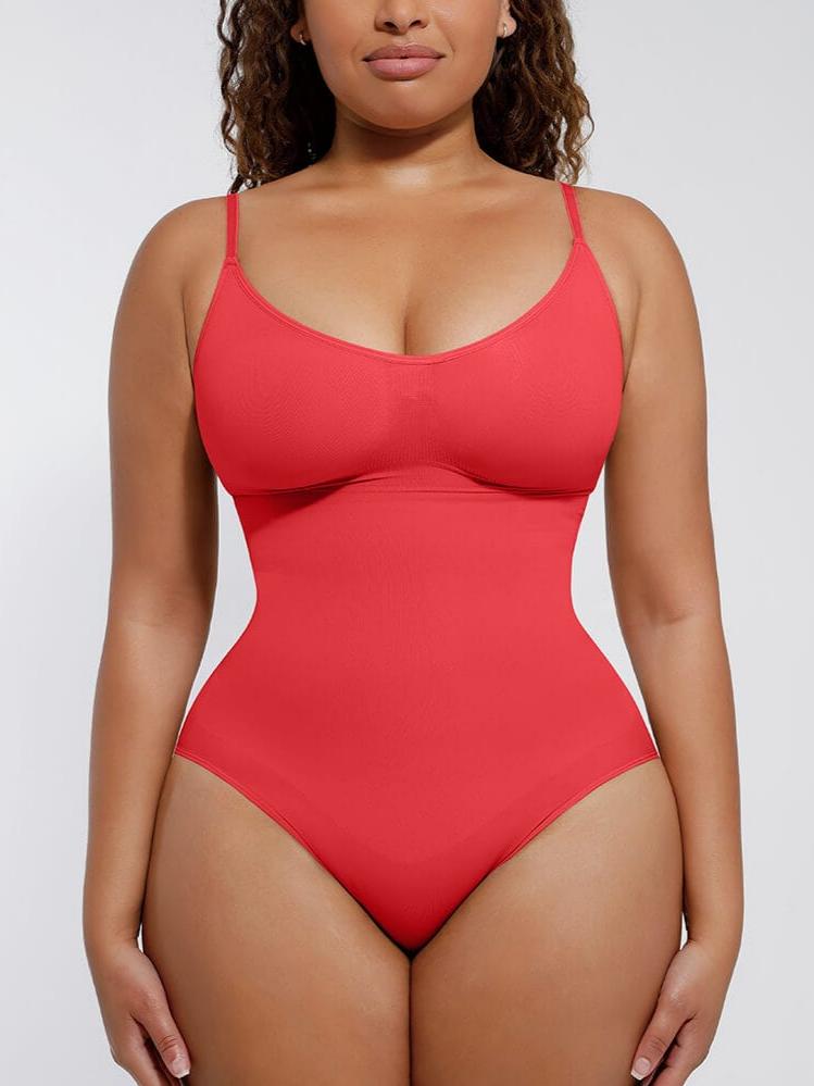 Seamless Thong Bodysuit with Tummy and Abdomen Control