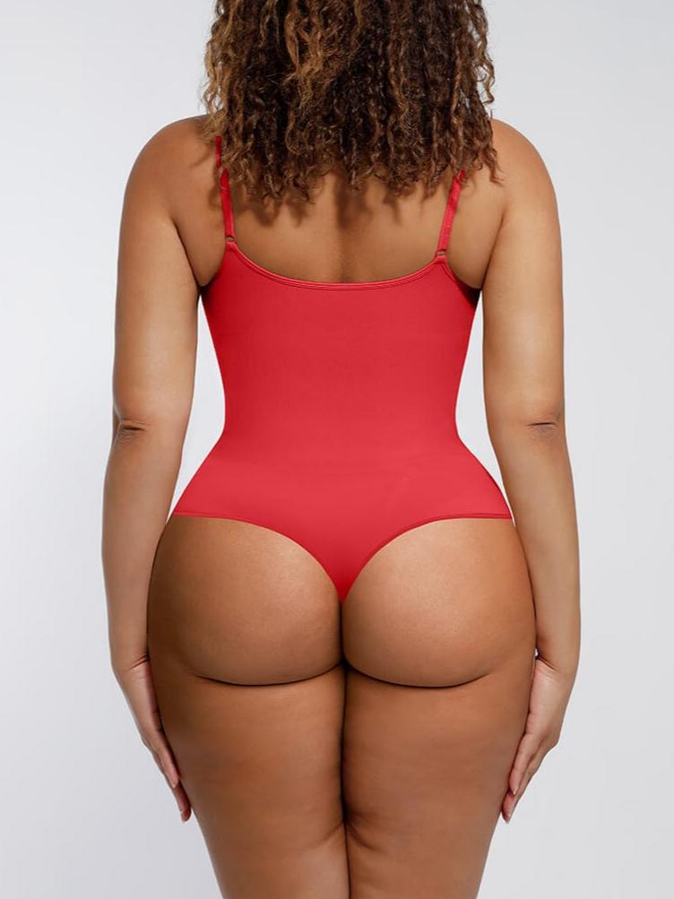 Seamless Thong Bodysuit with Tummy and Abdomen Control