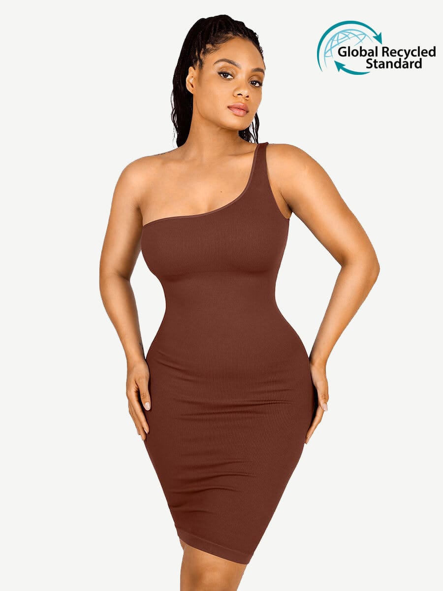 One-Shoulder Shaper Dress