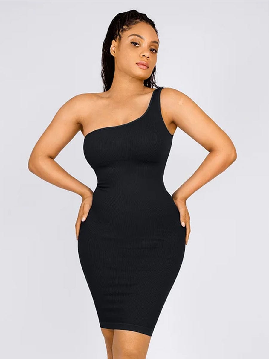 One-Shoulder Shaper Dress