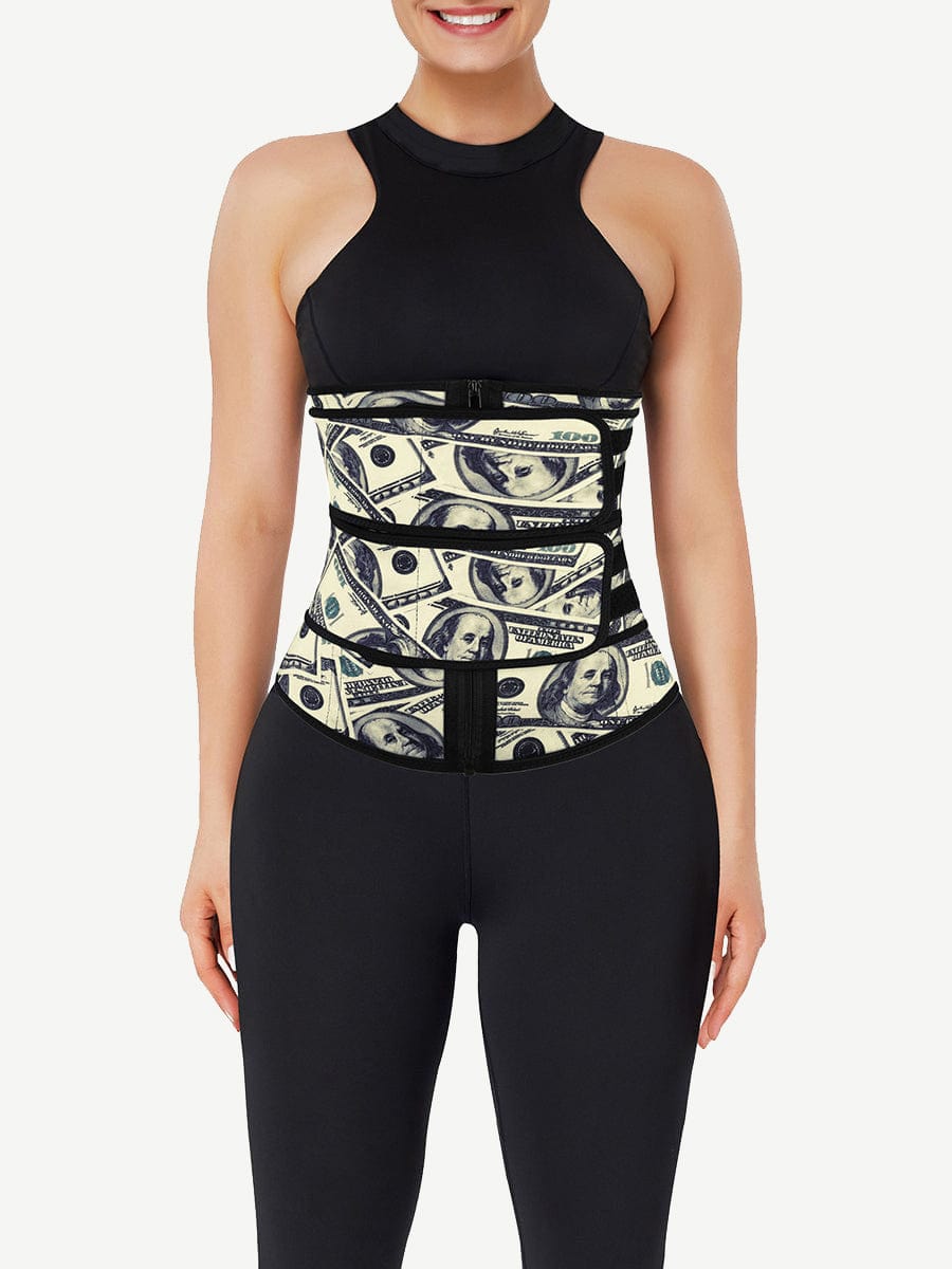 Double-Belt Latex Waist Trainer Dollar Pattern For Beauty