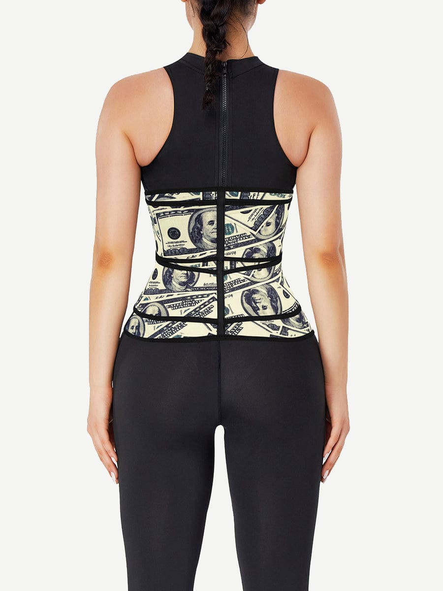 Double-Belt Latex Waist Trainer Dollar Pattern For Beauty