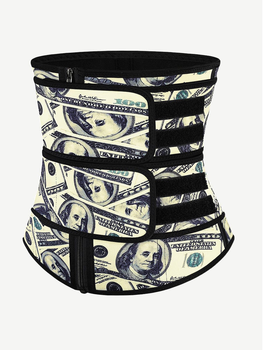 Double-Belt Latex Waist Trainer Dollar Pattern For Beauty