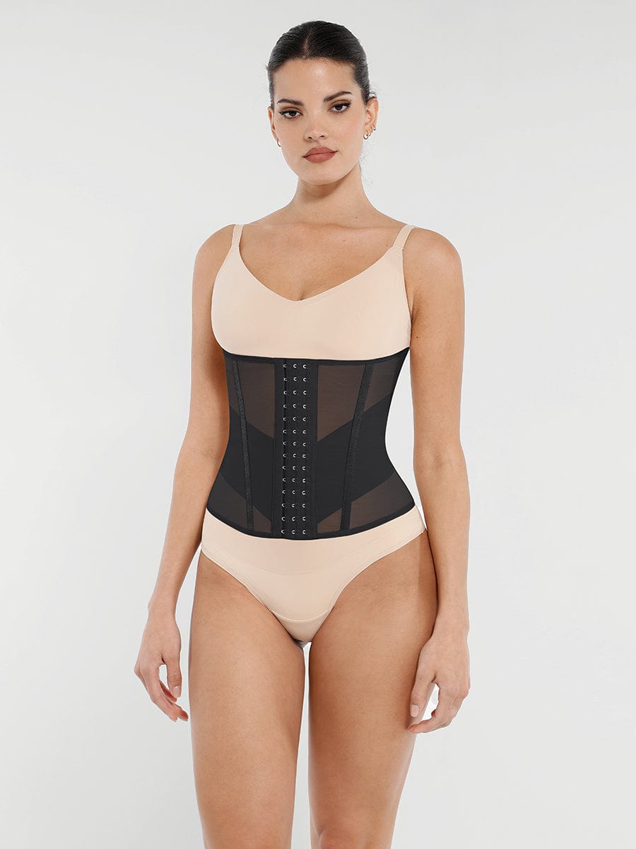 Breathable Mesh Waist Trainer – 7 Steel Bones for Superior Waist & Abdomen Shaping