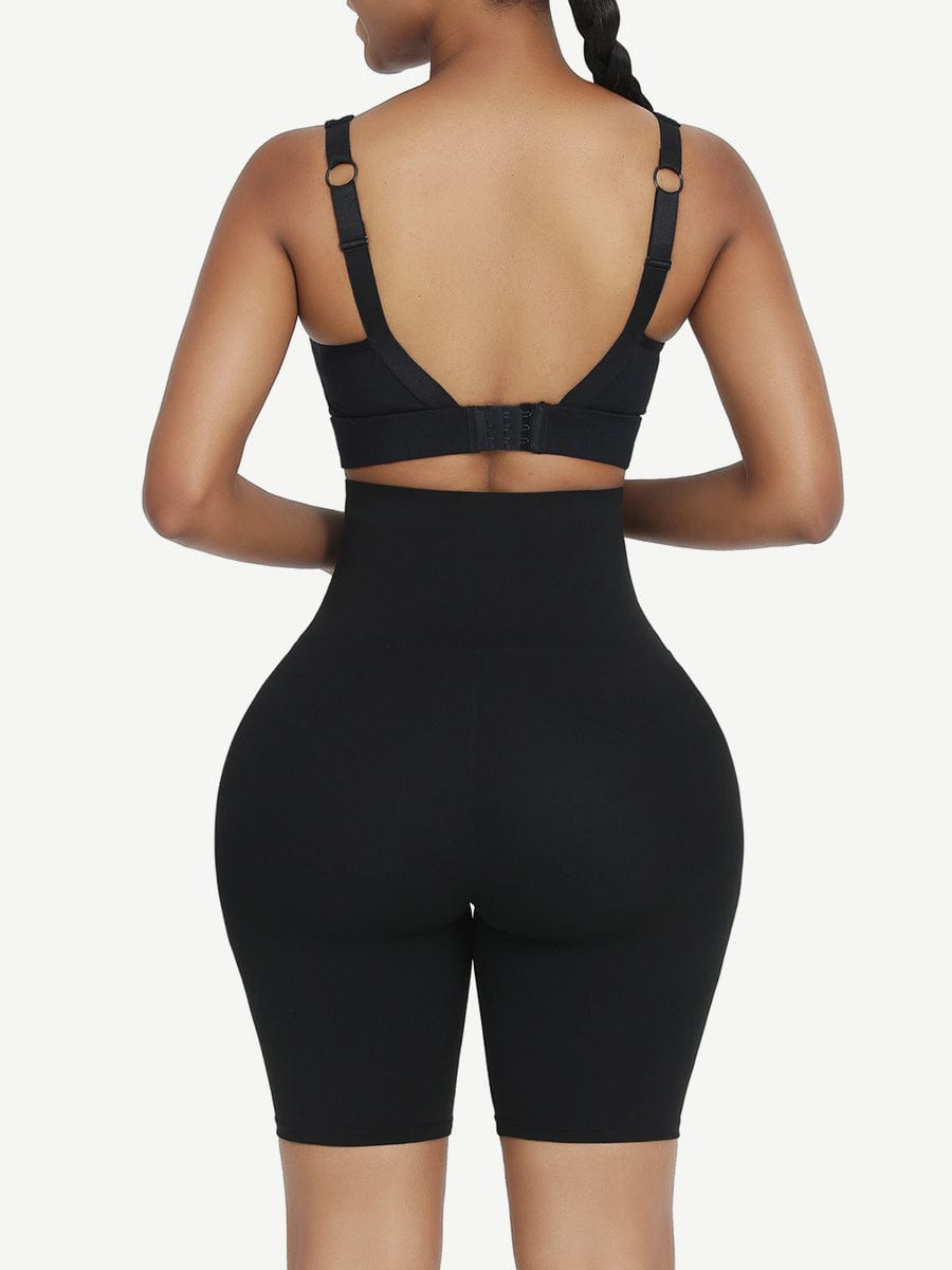 Mid-Waist 2-in-1 Waist Trainer & Shaping Shorts