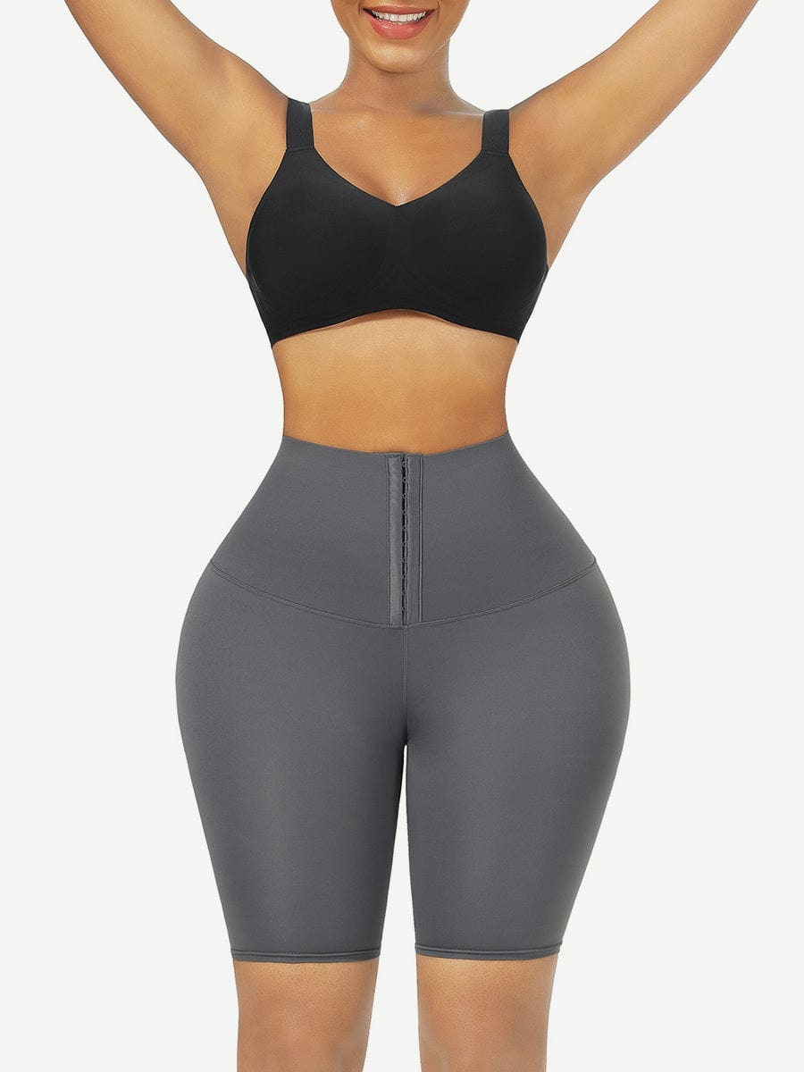 Mid-Waist 2-in-1 Waist Trainer & Shaping Shorts