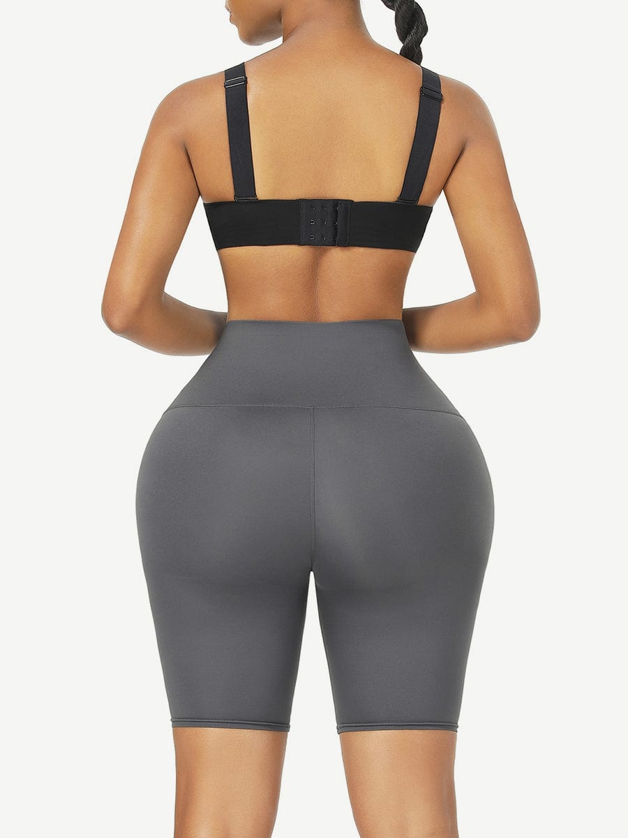 Mid-Waist 2-in-1 Waist Trainer & Shaping Shorts